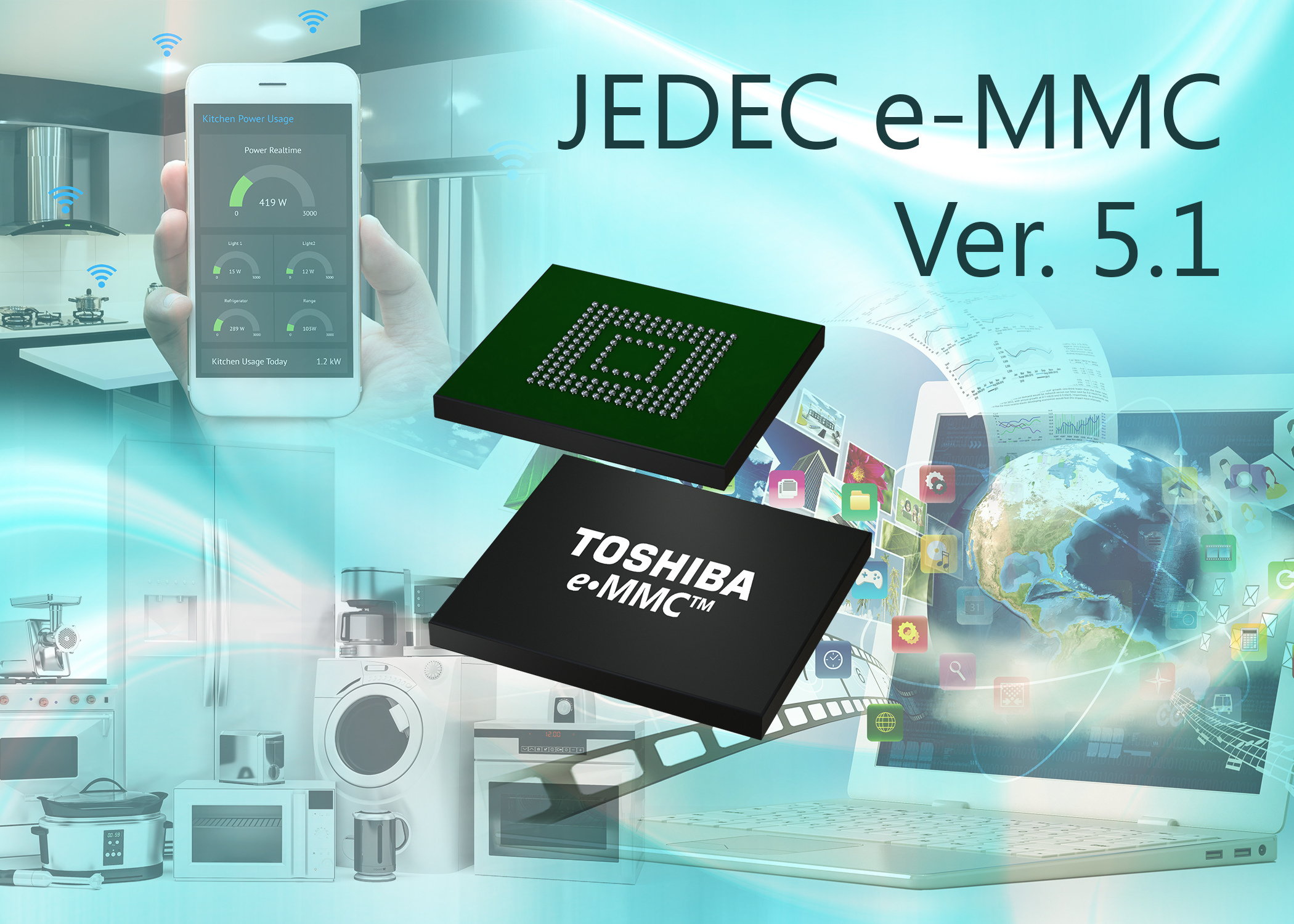 Toshiba JEDEC e-MMC Ver. 5.1