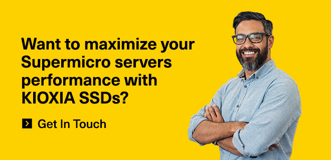 Want to accelerate your HPE ProLiant servers with KIOXIA SSDs?