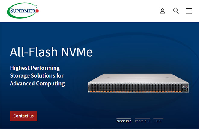 Supermicro website