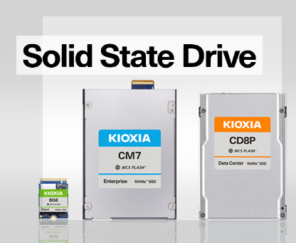 SSD (unidade de estado sólido) KIOXIA para empresas